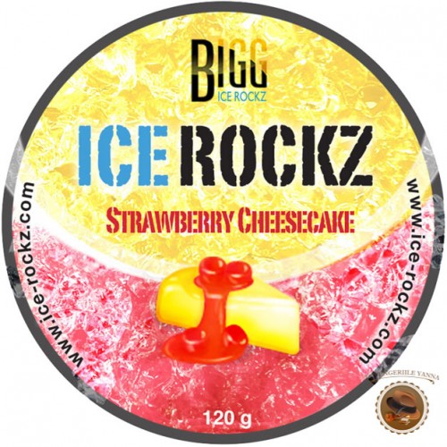 Pietre aromate pentru narghilea Bigg Ice Rockz-Strawberry Cheesecake 